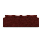 Thalia 3 Seater Sofa - Large Split Sofa Grade C - Split Back Frame — Pillow Back / Zelda Burgundy, gallery image 2
