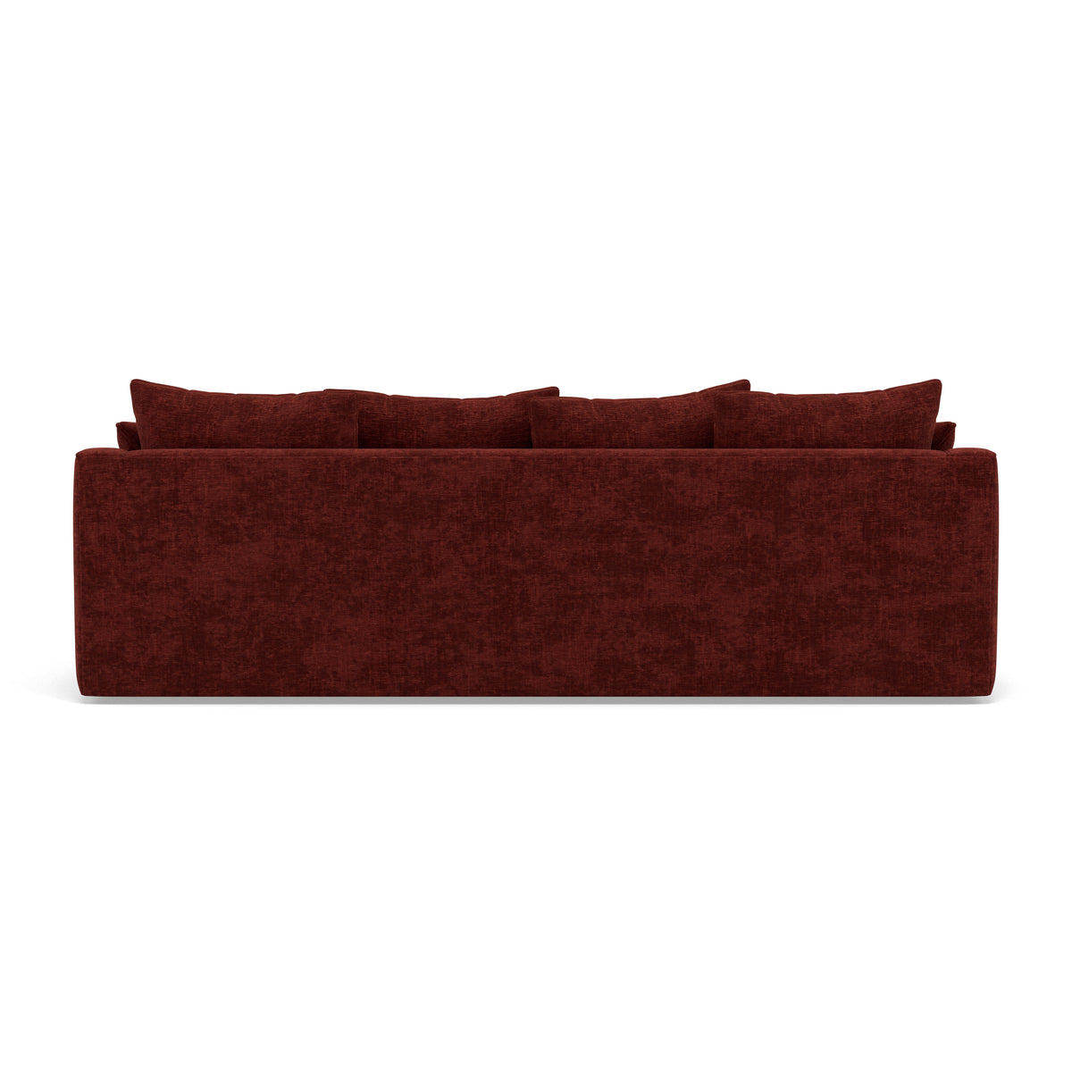 Thalia 3 Seater Sofa - Large Split Sofa Grade C - Split Back Frame — Pillow Back / Zelda Burgundy, gallery image 2