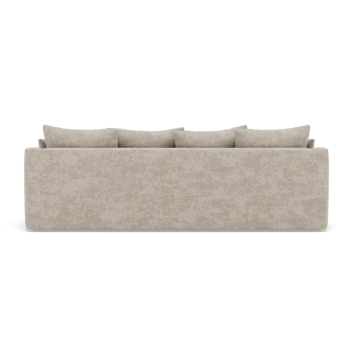 Thalia 3 Seater Sofa - Large Split Sofa Grade C - Split Back Frame — Pillow Back / Zelda Smoke, gallery image 2