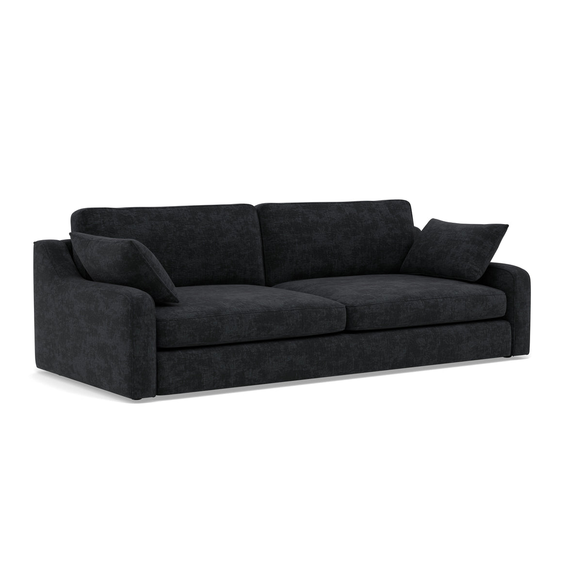 Thalia 3 Seater Sofa - Large Split Sofa Grade C - Split Back Frame — Standard Back / Zelda Charcoal, gallery image 1