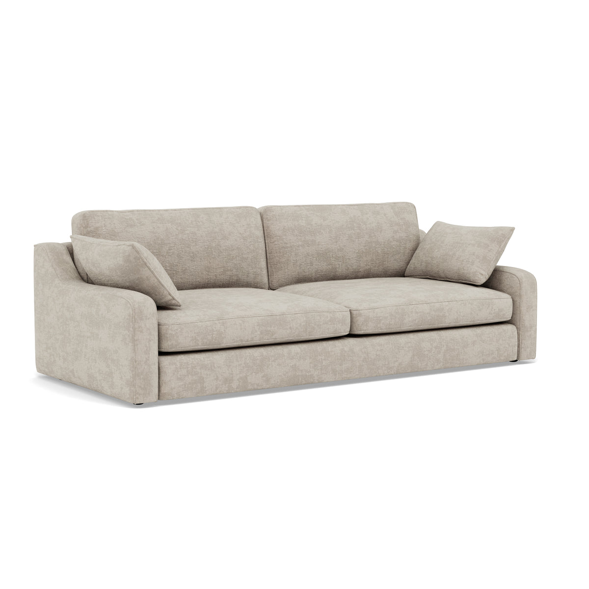 Thalia 3 Seater Sofa - Large Split Sofa Grade C - Split Back Frame — Standard Back / Zelda Smoke, gallery image 1