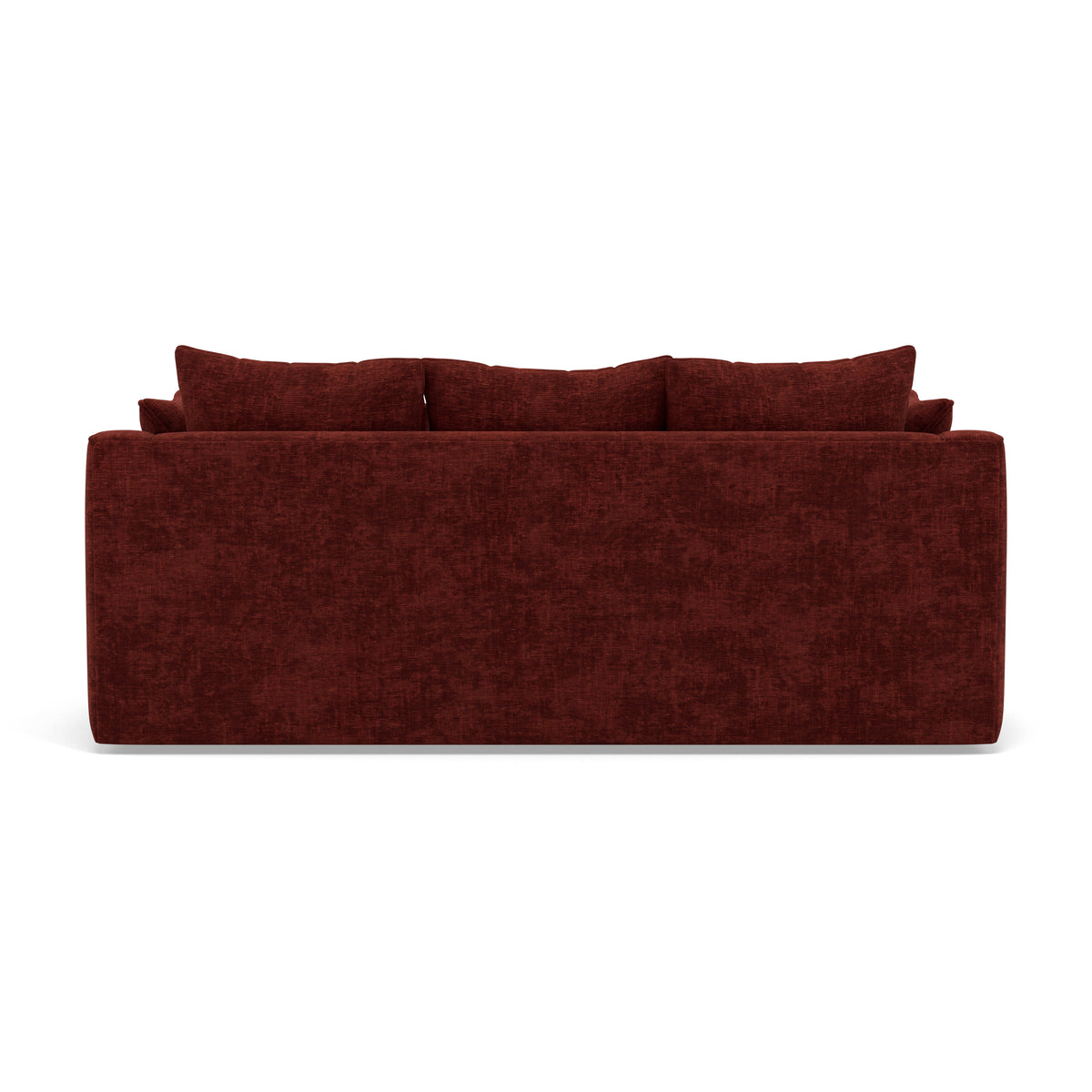 Thalia 2 Seater Sofa - Small Sofa Grade C — Pillow Back / Zelda Burgundy, gallery image 2