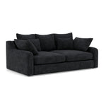 Thalia 2 Seater Sofa - Small Sofa Grade C — Pillow Back / Zelda Charcoal, gallery image 1