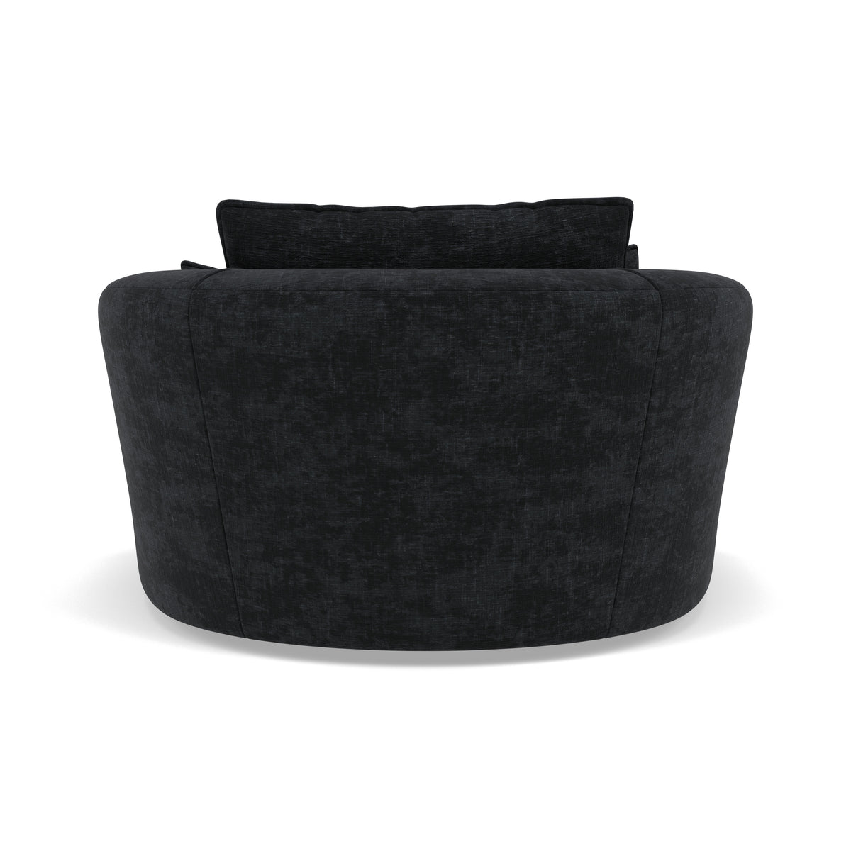 Thalia Swivel Armchair - Cuddler Swivel Chair Grade C — Zelda Charcoal, gallery image 2