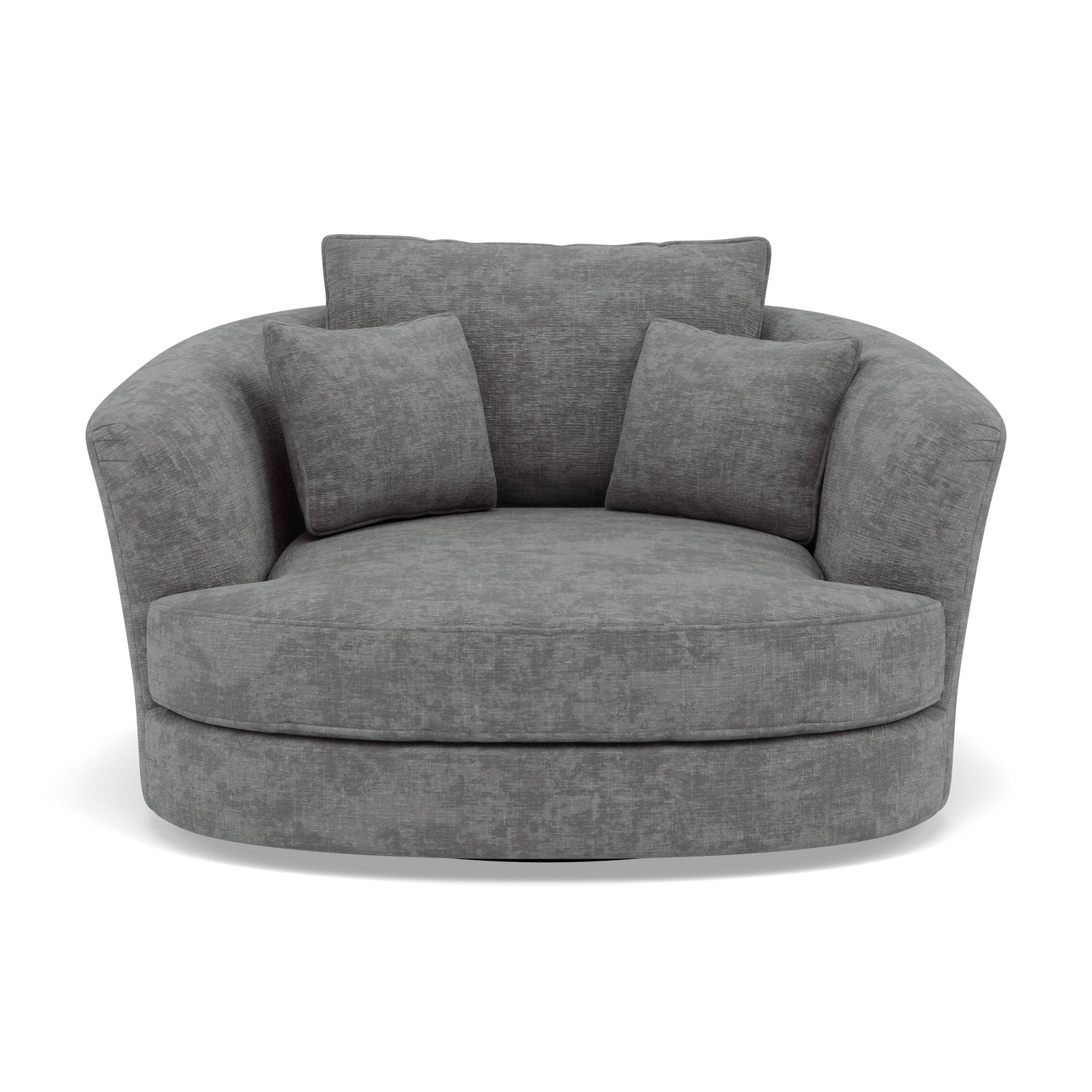 Thalia Swivel Armchair - Cuddler Swivel Chair Grade C Armchairs Sterling Home 3 Zelda Lead