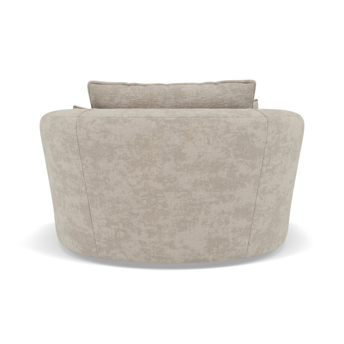 Thalia Swivel Armchair - Cuddler Swivel Chair Grade C — Zelda Smoke, gallery image 2