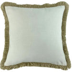 Slub With Fringe Natural Cushion 56CM - Slub With Fringe Natural Cushion 56CM Sterling Home 1