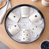 Set Of 6 Hampton Star Mugs