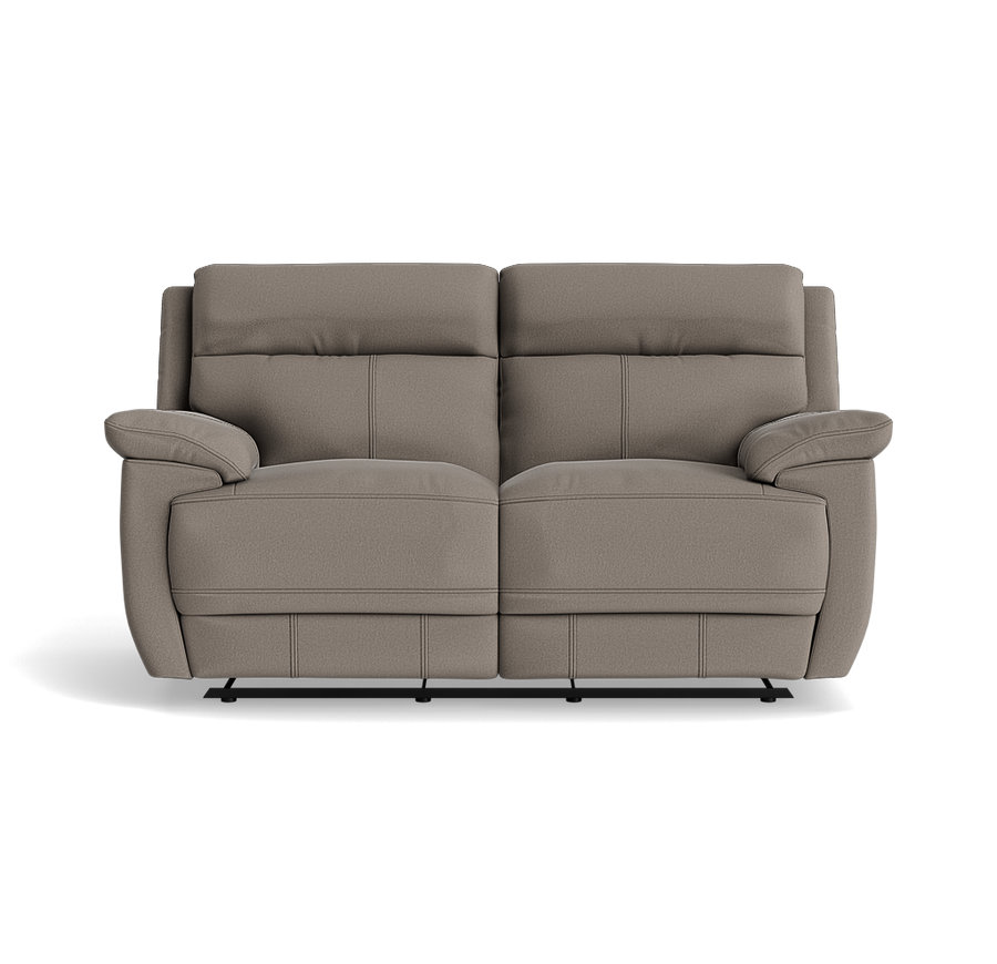 Tranquil 2 Seater Recliner Sofa - 2 Seater 2 Power Recliners Fabric - Power Recliner Sterling Home BFA-MAD-03 DARK GREY 2