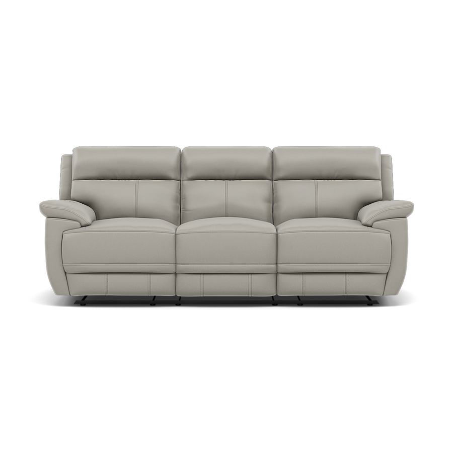 Tranquil 3 Seater Recliner Sofa - 3 Seater Sofa 2 Manual Recliners Cat BX - Manual Recliner Sterling Home BXS-251E GREY 1