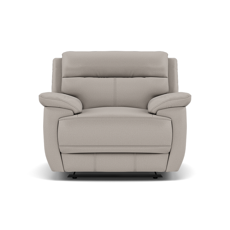 Tranquil Recliner Armchair - Power Recliner Chair Fabric - Power Recliner Armchairs Sterling Home BFA-MAD-02 SILVER GREY 1