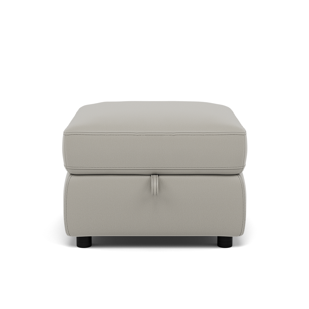Tranquil Storage Footstool - Storage Foostool Cat BX Footstools Sterling Home 3 BXS-251E GREY