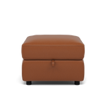 Tranquil Storage Footstool - Storage Foostool Cat BX Footstools Sterling Home 7 BXS-334E PECAN BROWN
