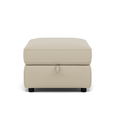 Tranquil Storage Footstool - Storage Foostool Cat BX Footstools Sterling Home 2 BXS-041E SILVER GREY