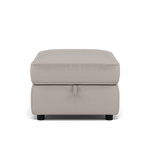 Tranquil Storage Footstool - Storage Foostool Fabric Footstools Sterling Home 3 BFA-MAD-02 SILVER GREY