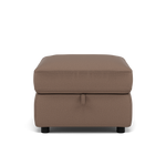 Tranquil Storage Footstool - Storage Foostool Fabric Footstools Sterling Home 5 BFA-MAD-05 DARK TAUPE