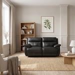 Tranquil 2 Seater Recliner Sofa - 2 Seater 2 Power Recliners Fabric - Power Recliner with USB 2 Seater Sofas Sterling Home 2