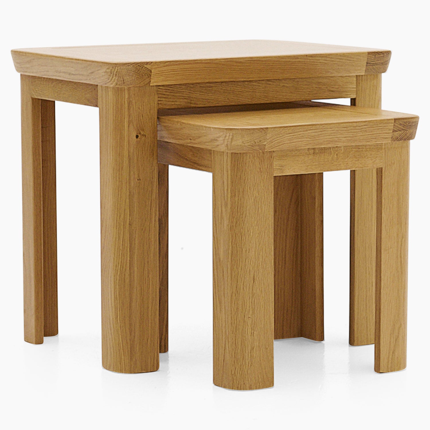 Treviso Nest of Tables - Nest of Tables Light Oak Tables Sterling Home 1