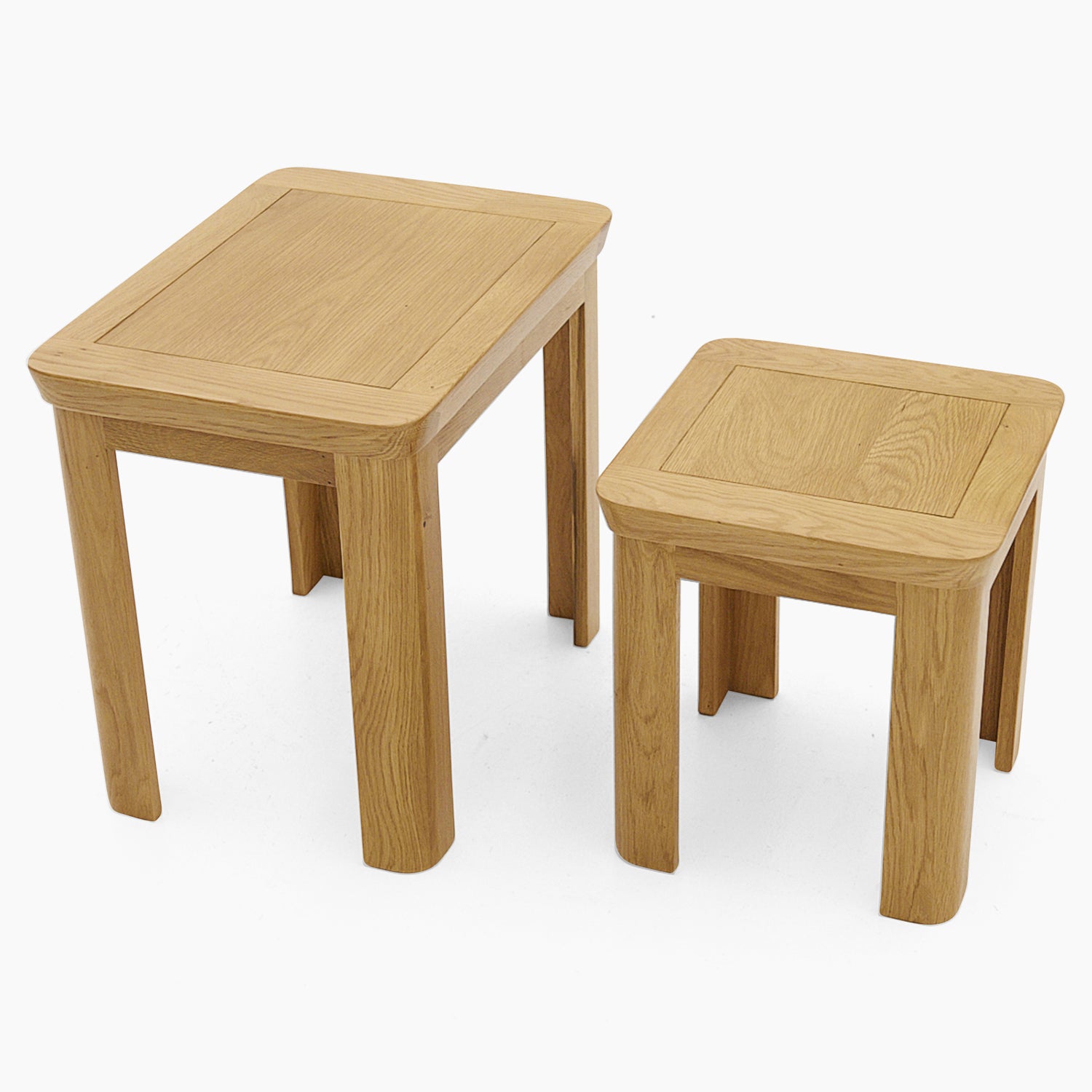 Treviso Nest of Tables - Nest of Tables Light Oak Tables Sterling Home 3