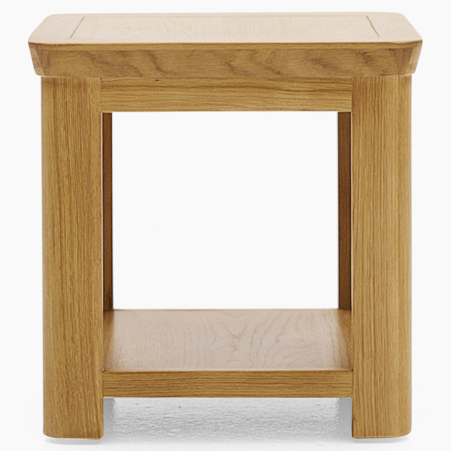 Treviso Side Table - Lamp Table Light Oak Tables Sterling Home 1