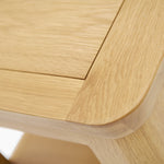 Treviso Side Table - Lamp Table Light Oak Tables Sterling Home 4