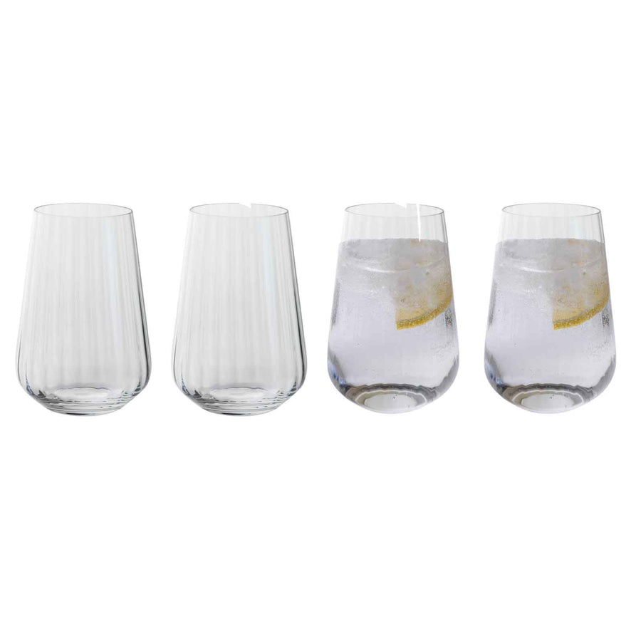 Cheers! Optic Pack Of 4 High Ball Glasses - Cheers! Optic High Ball 4Pk Sterling Home 1