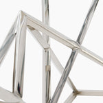 Turin Console Table - Console Table Clear Glass / Stainless Steel Tables Sterling Home 6