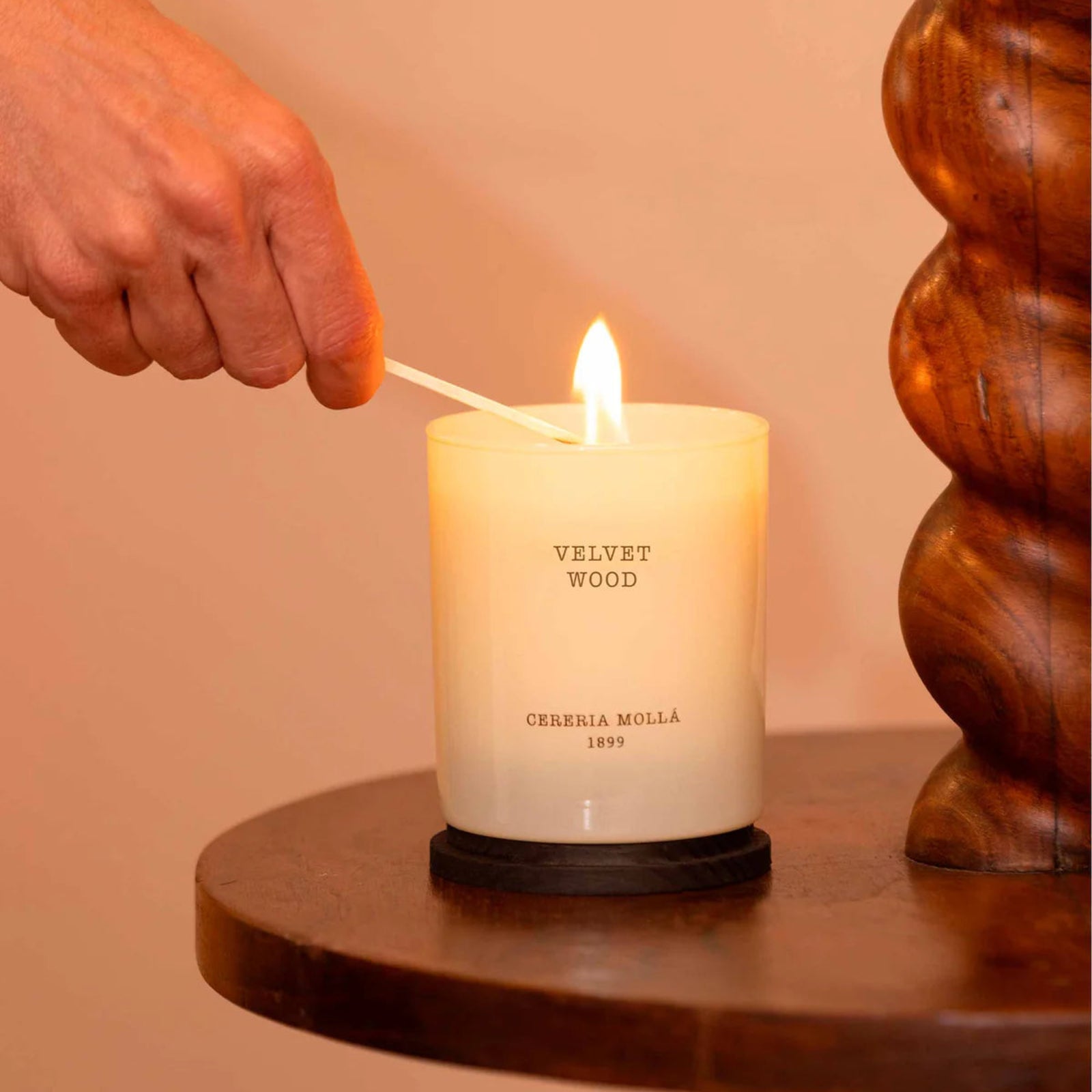 Cereria Molla Velvet Wood Candle - Velvet Wood 230g Candle Sterling Home 1