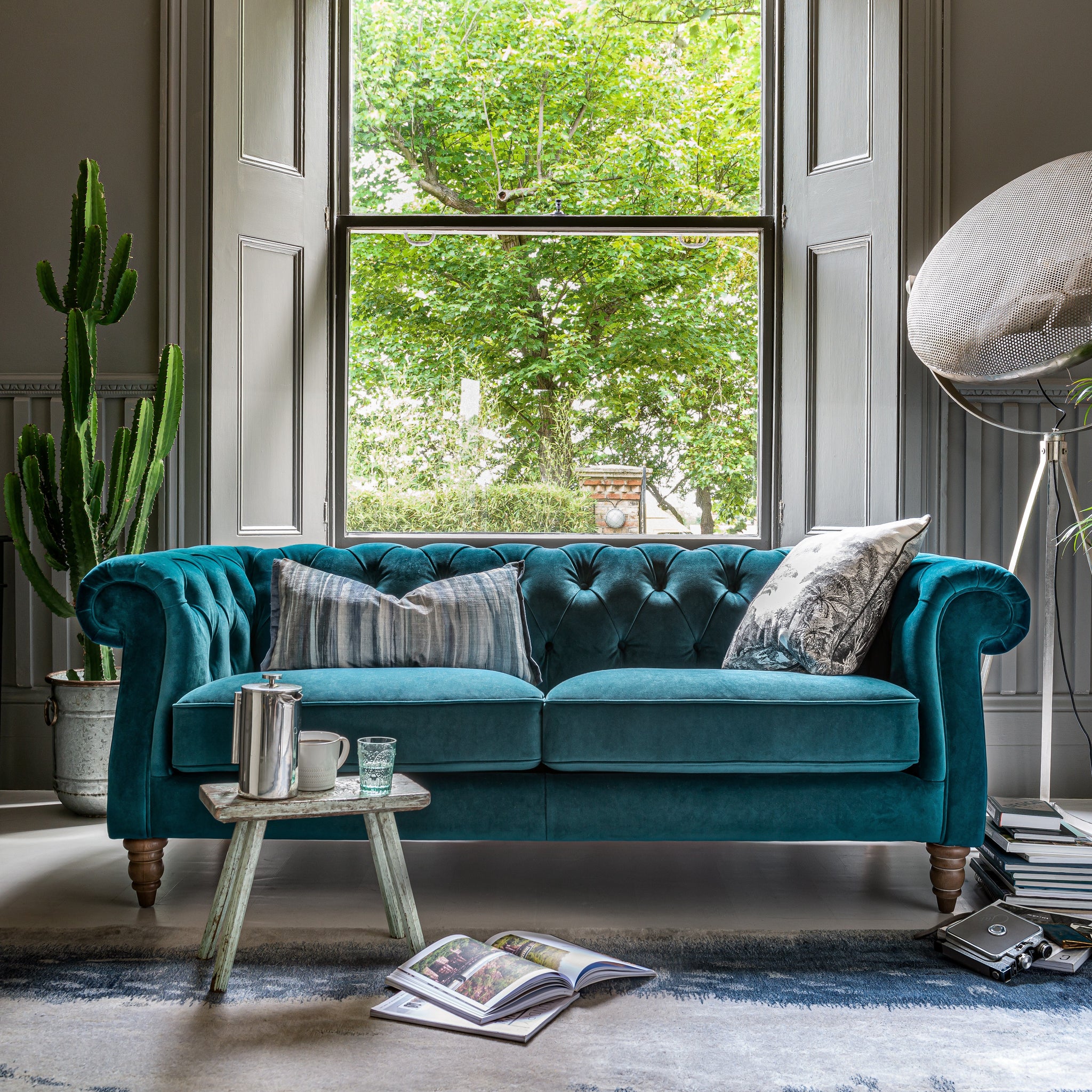 Violet 3 Seater Sofa - 2.5 Seater Sofa Voyager Leather Sterling Home 1