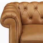 Violet 3 Seater Sofa - 2.5 Seater Sofa Voyager Leather Sterling Home 3