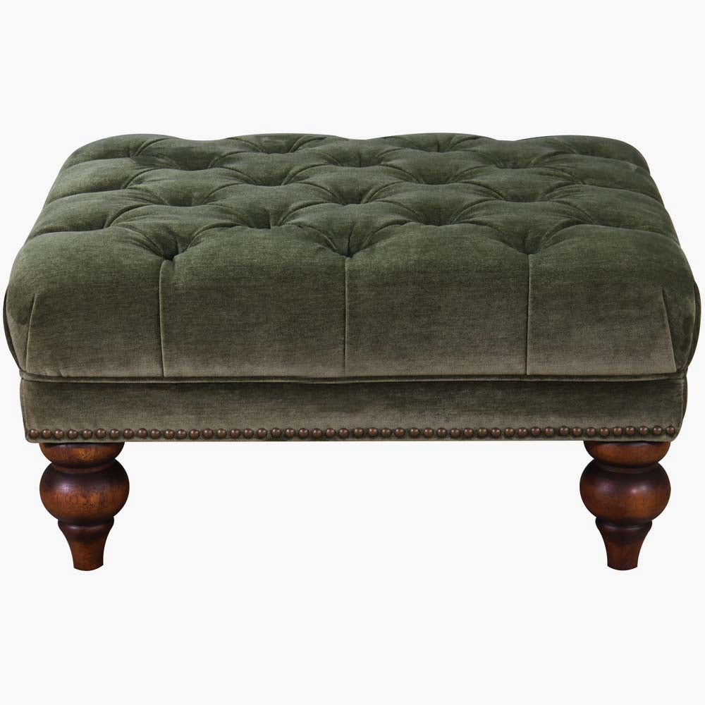 Violet Footstool - Footstool Voyager Leather Sterling Home 1