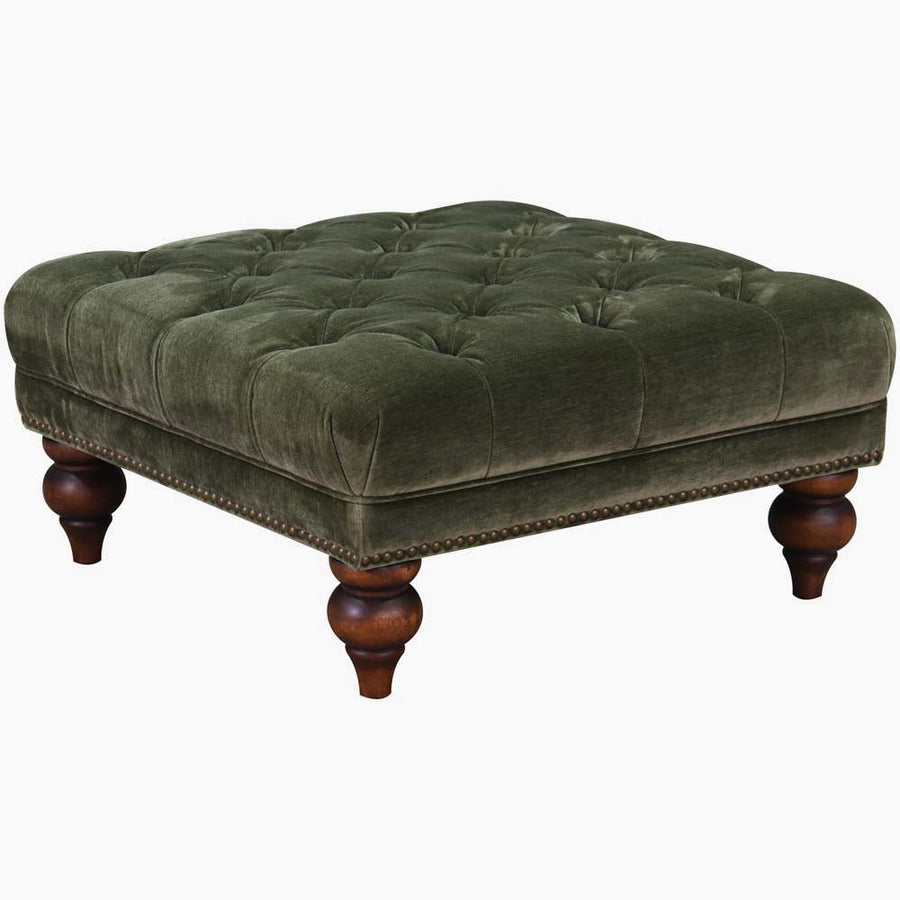 Violet Footstool - Footstool Voyager Leather Sterling Home 2