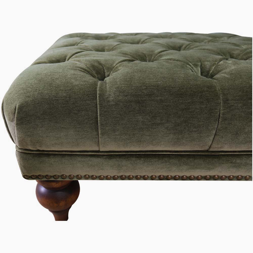 Violet Footstool - Footstool Fabric Footstools Sterling Home 3