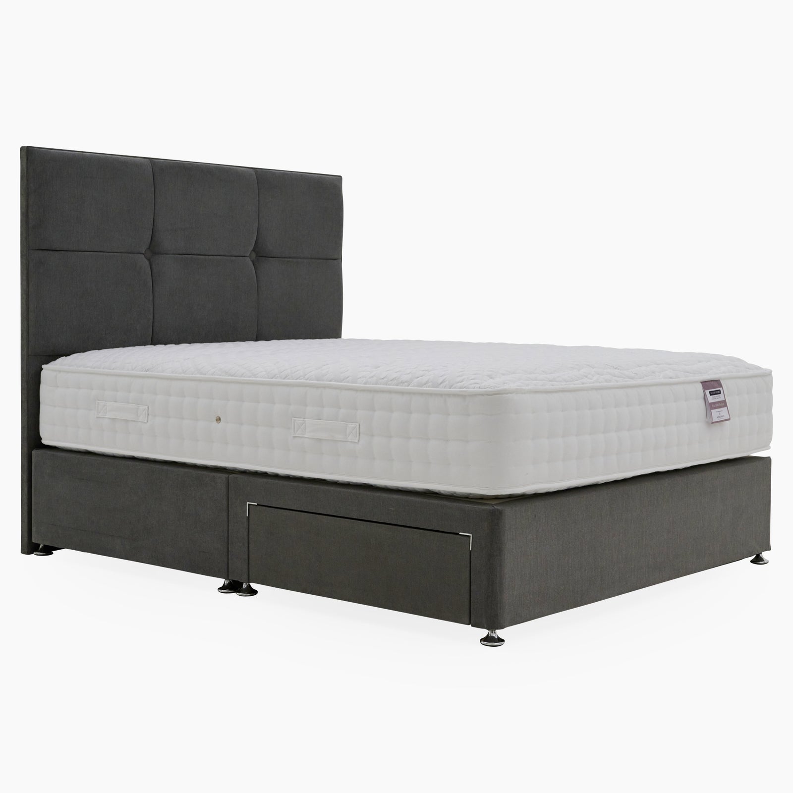 Highgrove Viva 1000 Divan Bed Set - Divan Set 150 x 200cm - King Sterling Home 1