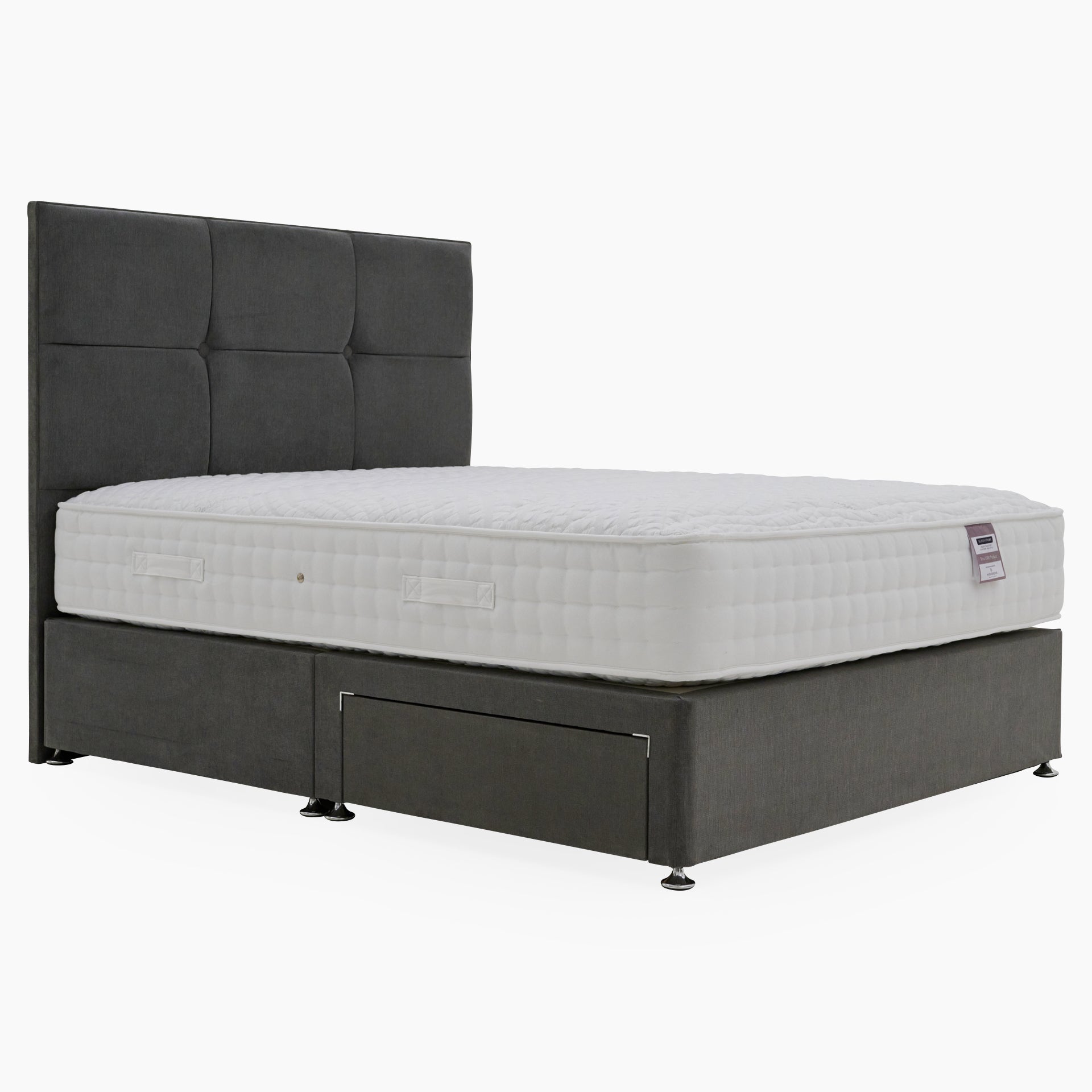 Viva 1000 Divan Bed Set - Divan Set 180 x 200cm - Super King Sterling Home 1