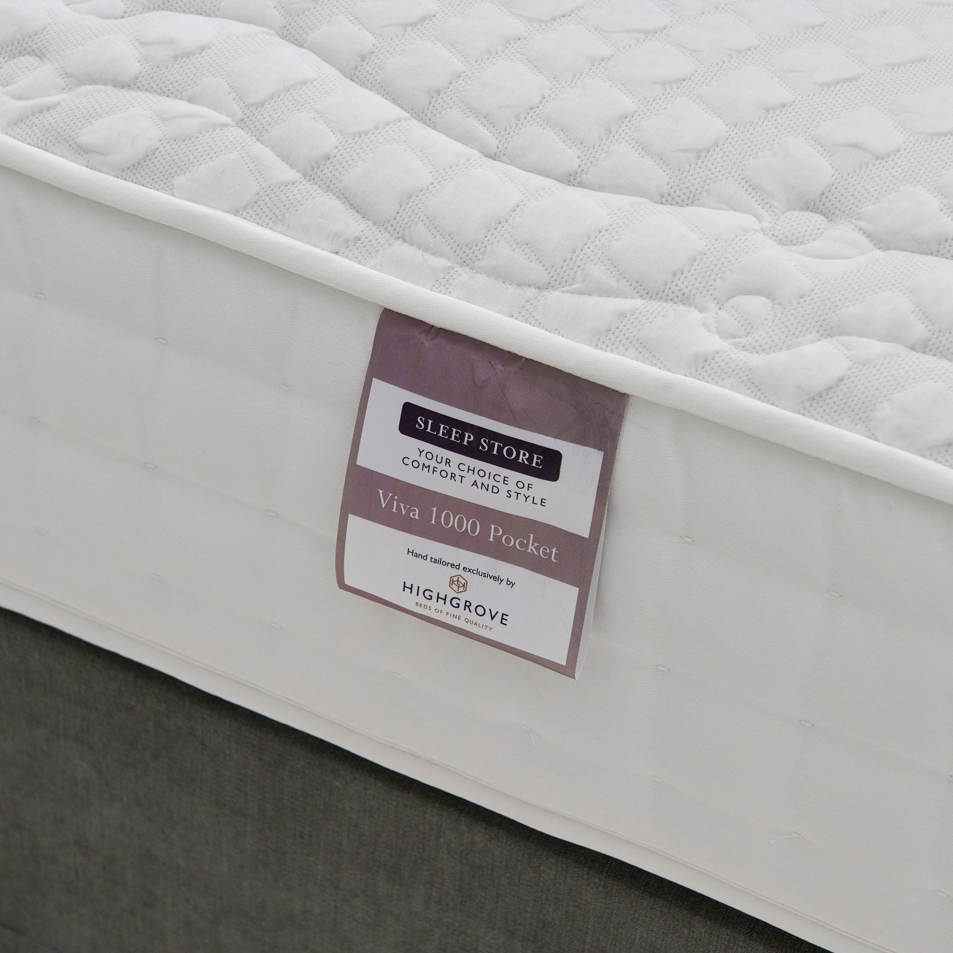 Viva 1000 Divan Bed Set - Divan Set 180 x 200cm - Super King Sterling Home 5