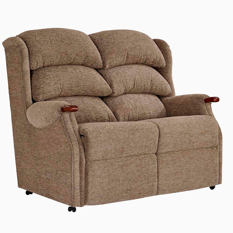 Westbury 2 Seater Sofa - Fixed 2 Seater Leather Sterling Home 1