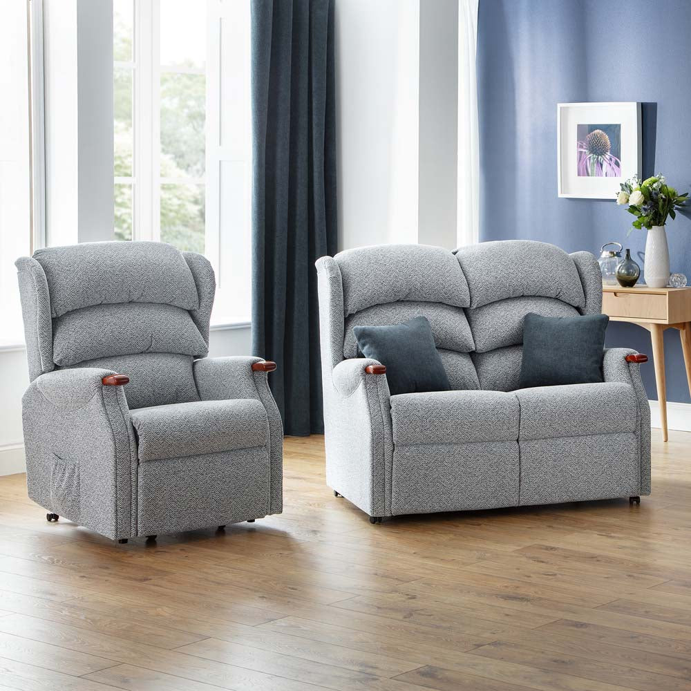 Westbury 2 Seater Sofa - Fixed 2 Seater Fabric 2 Seater Sofas Sterling Home 3