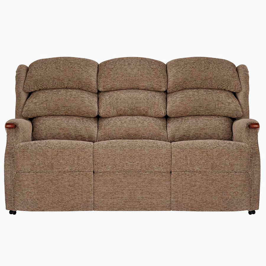 Westbury 3 Seater Sofa - Fixed 3 Seater Leather Sterling Home 1