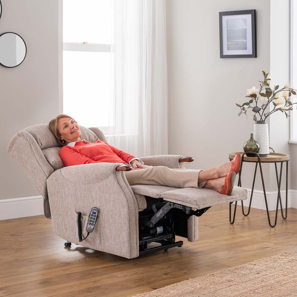 Westbury Petite Recliner Armchair - Petite Manual Recliner Leather - Manual Recliner Sterling Home 12