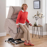 Westbury Grande Recliner Armchair - Single Motor Recliner Fabric - Power Recliner with USB Sterling Home 13