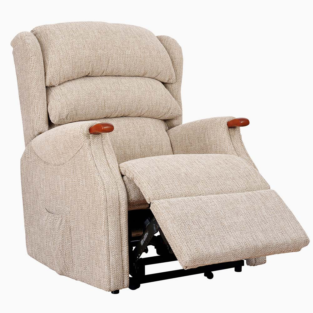 Westbury Petite Recliner Armchair - Petite Manual Recliner Leather - Manual Recliner Sterling Home 3