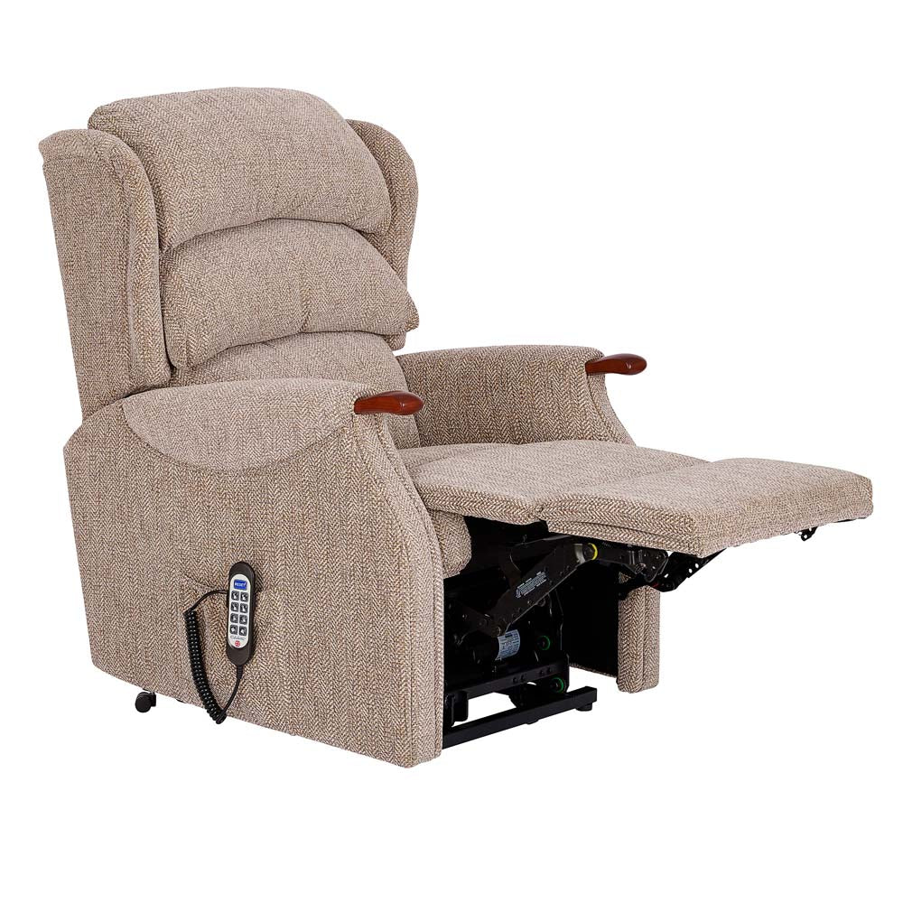 Westbury Petite Recliner Armchair - Petite Manual Recliner Leather - Manual Recliner Sterling Home 4