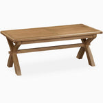 Willowmere Cross Leg Extending Dining Table, Bench & 3 Chairs Set Tables Sterling Home 4