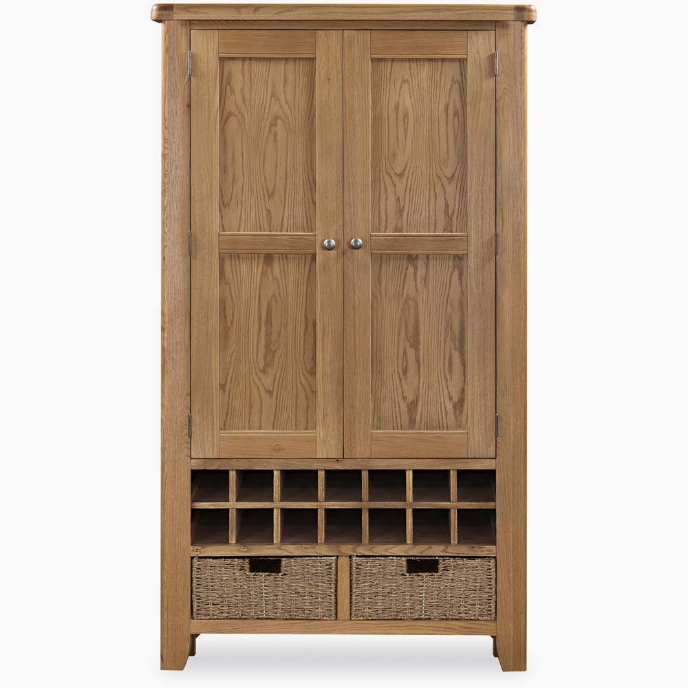 Willowmere Larder Cabinet - Larder Unit Oak Storage Sterling Home 1