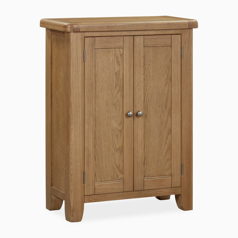 Willowmere Shoe Cabinet - Shoe Cupboard Oak Storage Sterling Home 2