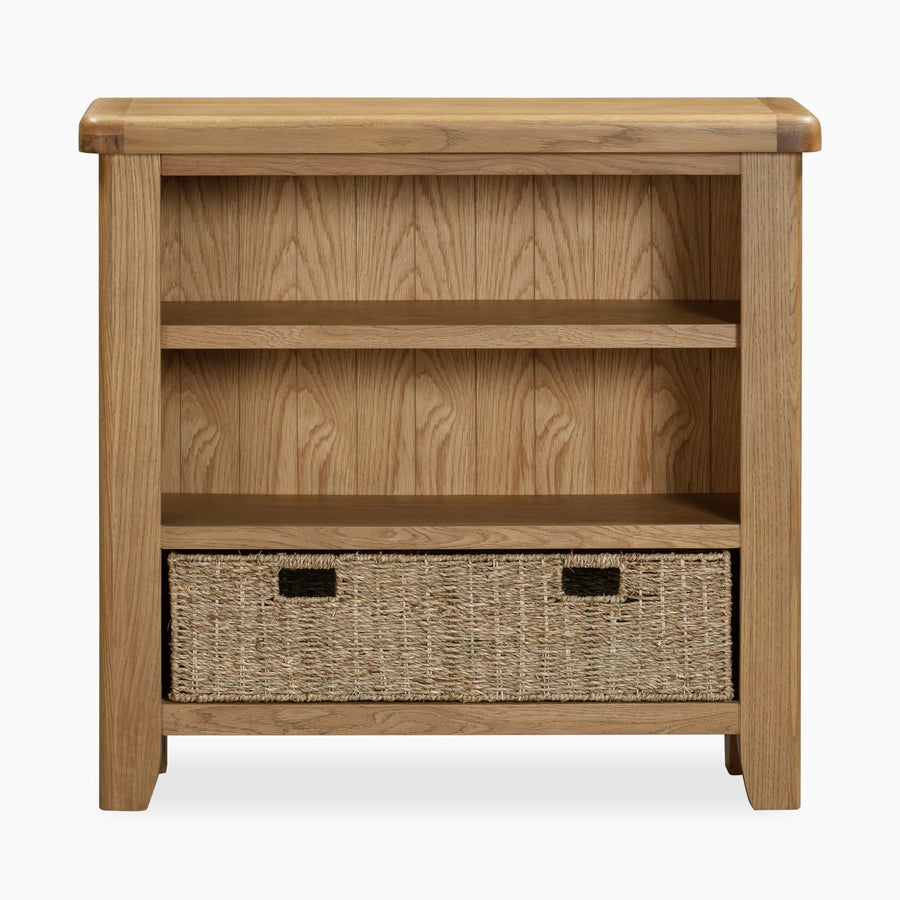 Willowmere Small Bookcase - Small Bookcase Oak Storage Sterling Home 1