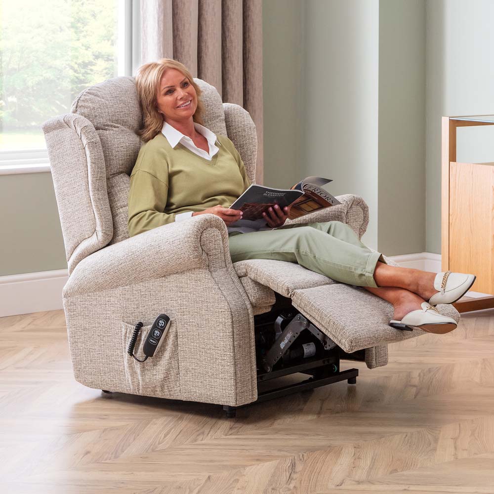 Woburn Standard Recliner Armchair - Standard Manual Recliner Fabric - Manual Recliner Armchairs Sterling Home 6