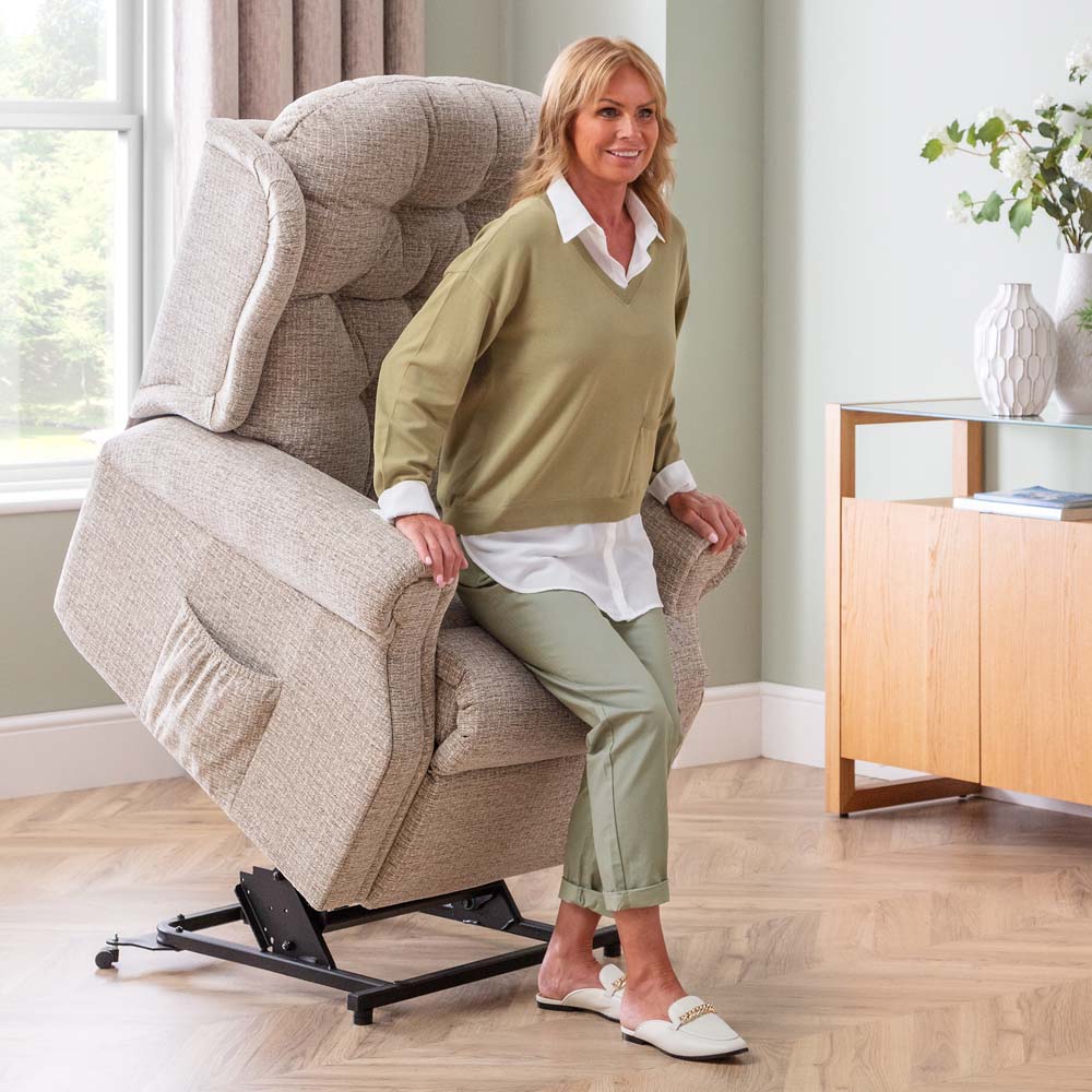 Woburn Standard Recliner Armchair - Standard Manual Recliner Fabric - Manual Recliner Armchairs Sterling Home 7