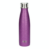 Built Purple Glitter Water Bottle